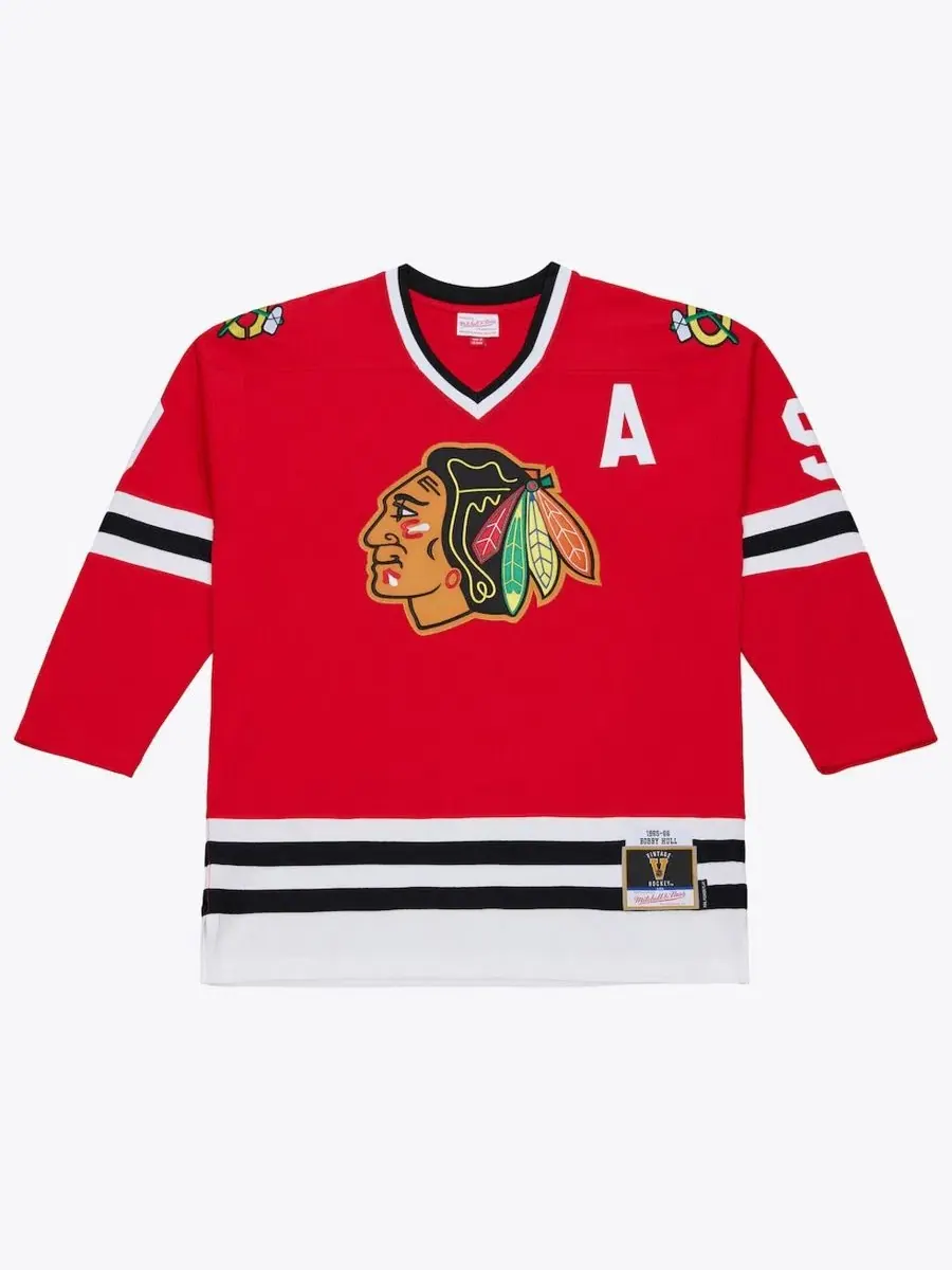 Джерси Bobby Hull 1966 Power Play Chicago Blackhawks Mitchell & Ness