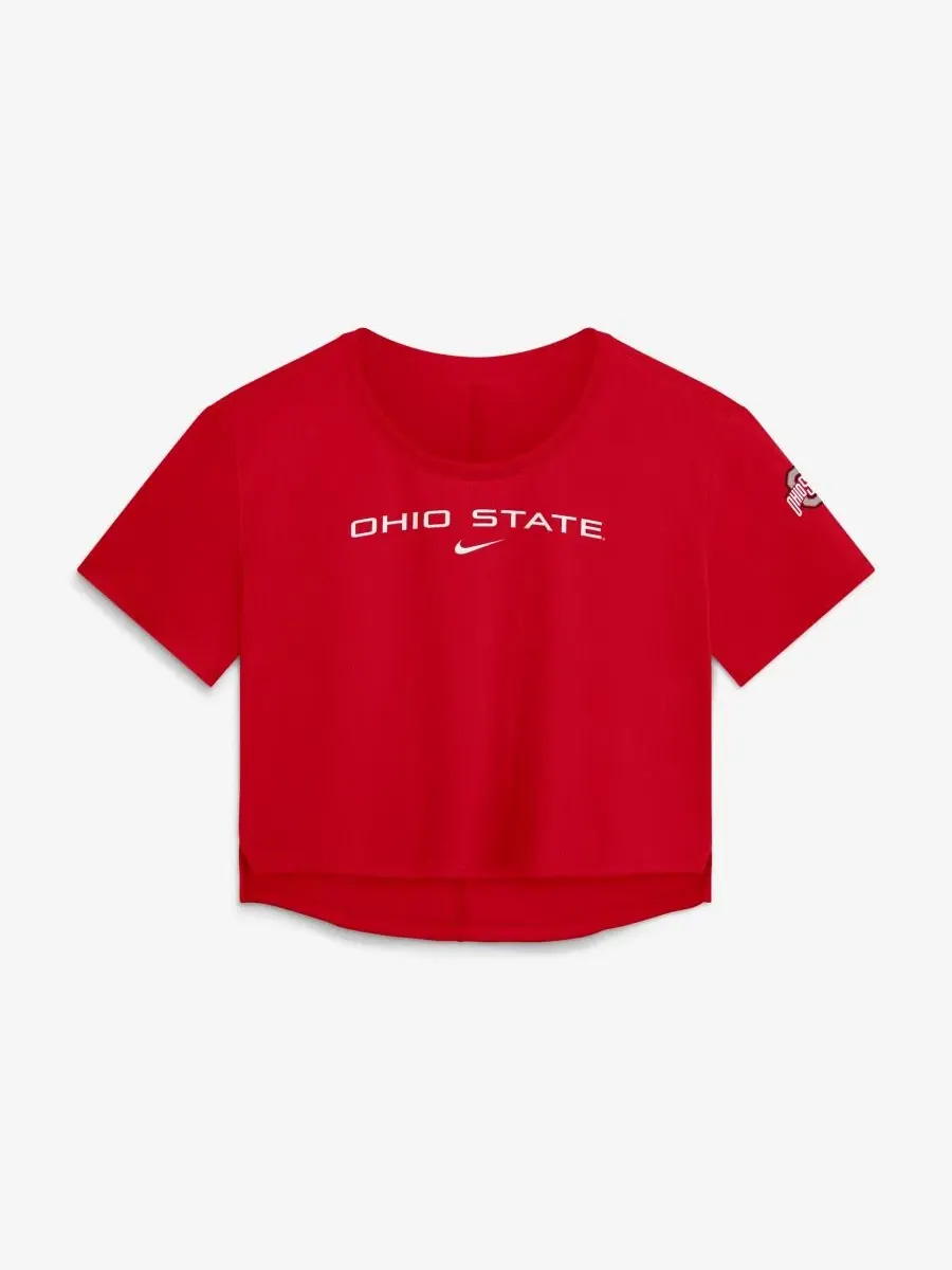 Женский укороченный топ Nike Ohio State Buckeyes