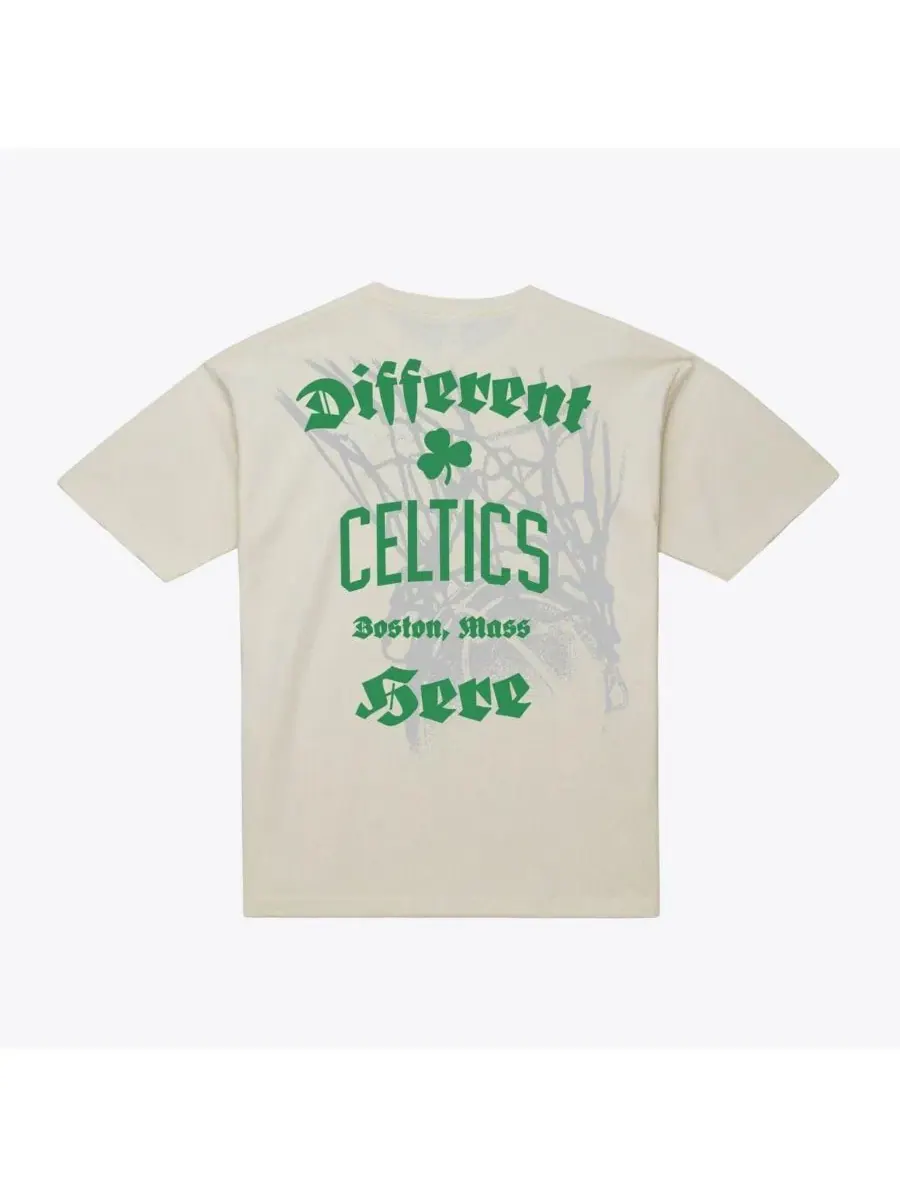 Футболка с принтом Hardwood Classics Chapters Mitchell & Ness — изображение 3 из 3, бежевый
