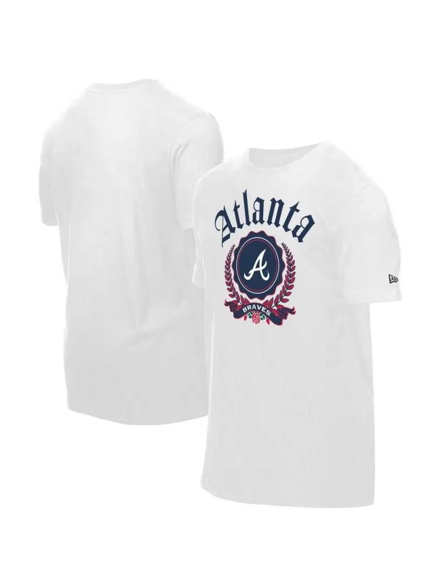 Футболка с коротким рукавом Atlanta Braves Fleur Domestic New Era