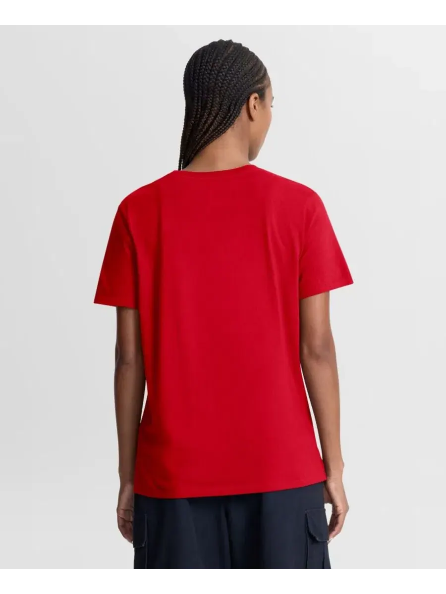 Футболка с коротким рукавом и принтом Script Mantra Logo Nike — изображение 4 из 5, алый