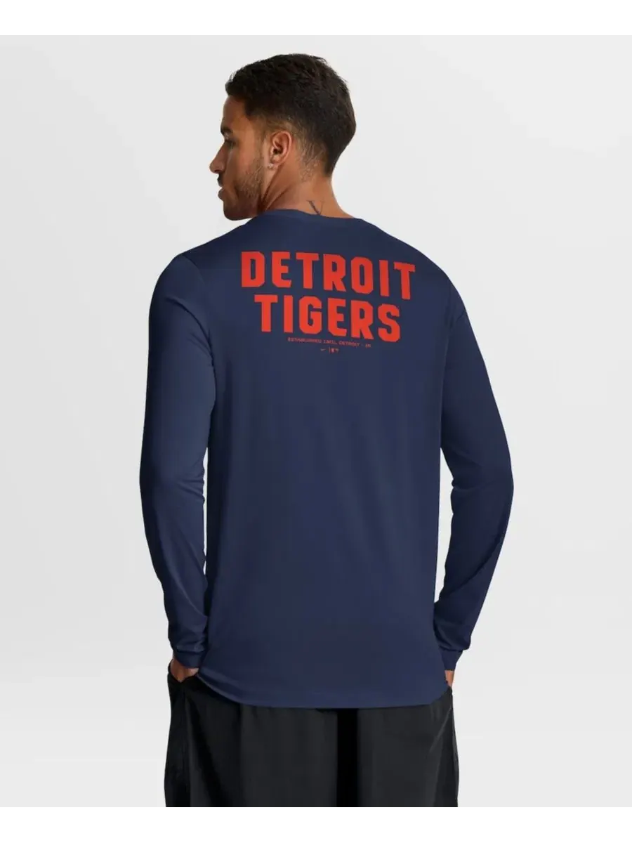 Футболка с длинным рукавом Nike Performance 2-Hit Legend Dri-FIT — изображение 4 из 5, темно-синий