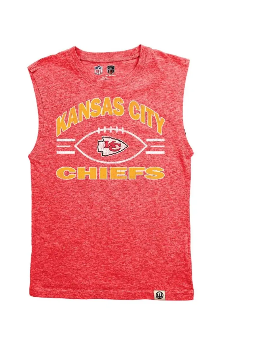 Манишка без рукавов с принтом Kansas City Chiefs Wes & Willy