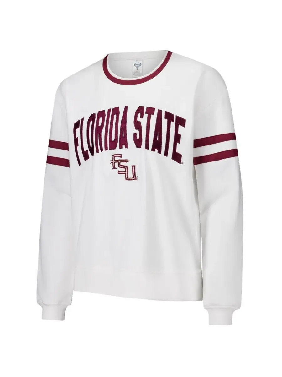 Лонгслив с длинным рукавом Florida State Seminoles Borough Concepts Sport — изображение 2 из 3, белый