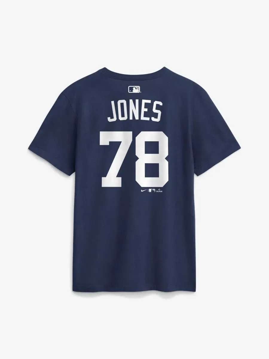 Мужская футболка Spencer Jones с именем и номером, New York Yankees Nike — изображение 2 из 3, темно-синий