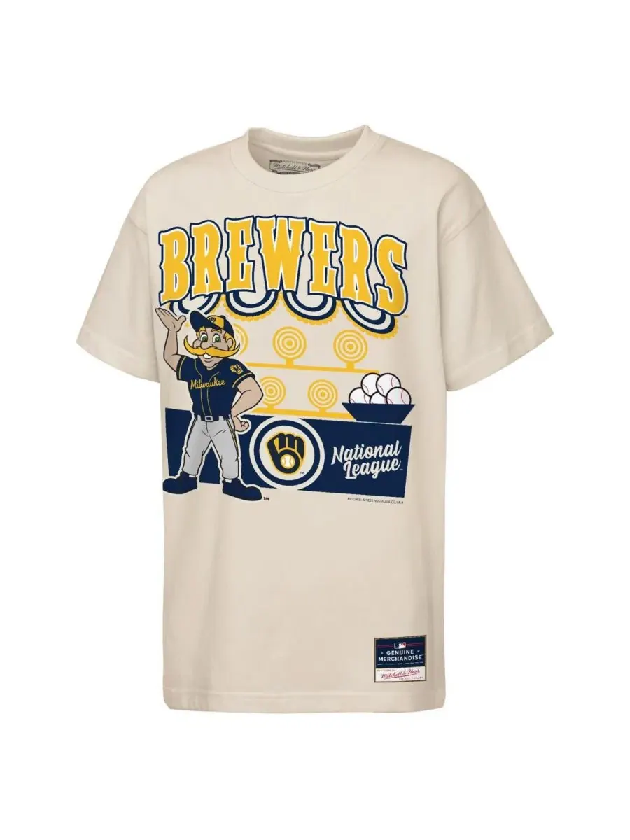 Детская футболка с принтом Step Back Up Mascot Mitchell & Ness
