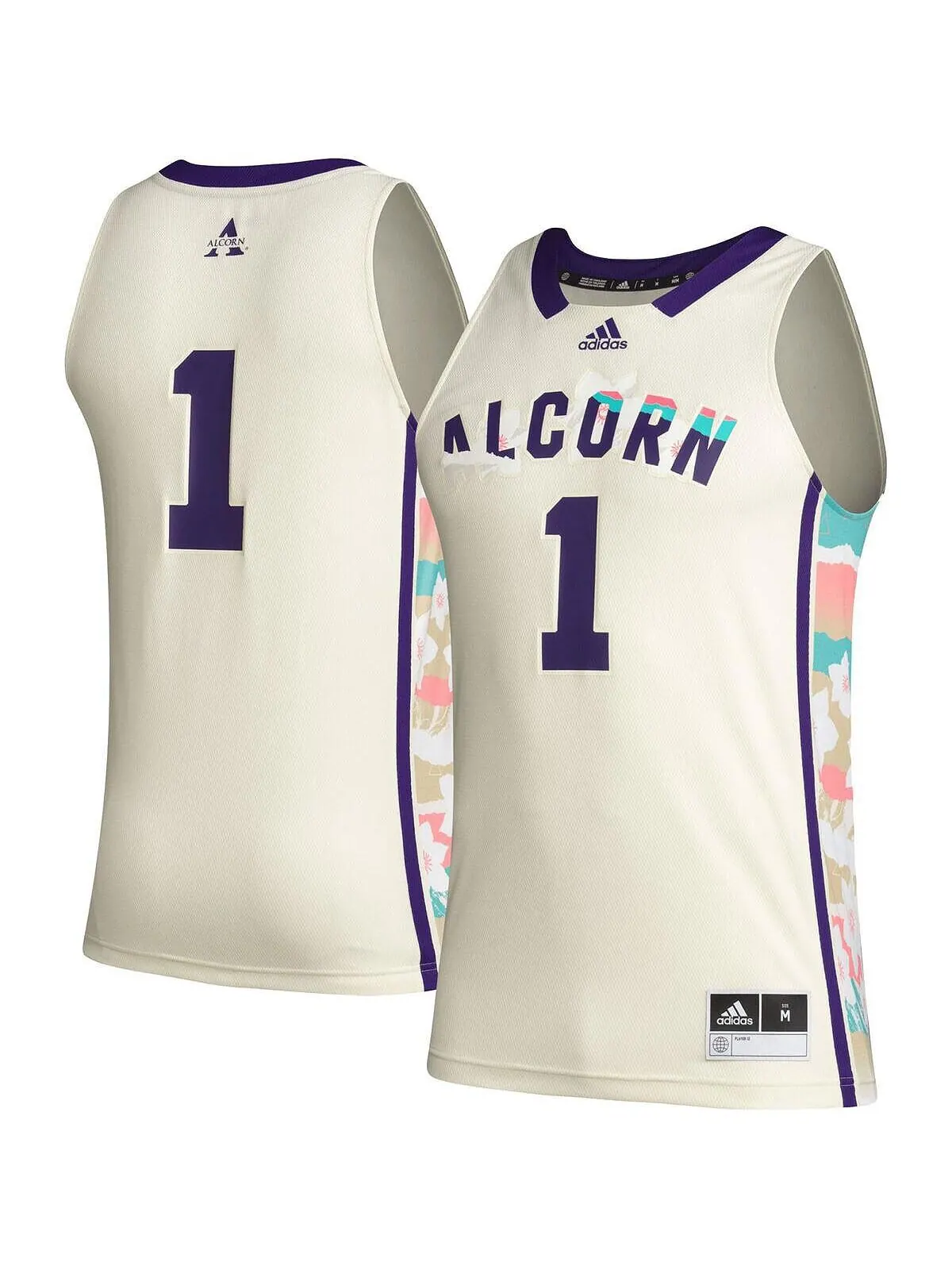 Мужская баскетбольная майка цвета хаки Alcorn State Braves Honoring Black Excellence №1 adidas