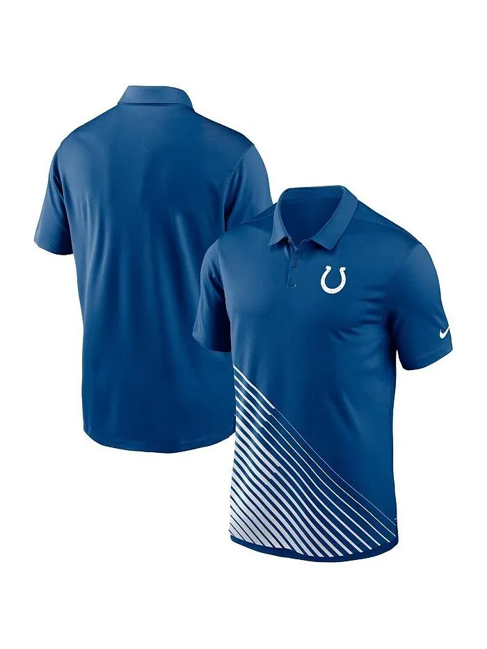 Мужская рубашка-поло Royal Indianapolis Colts Vapor Performance Nike