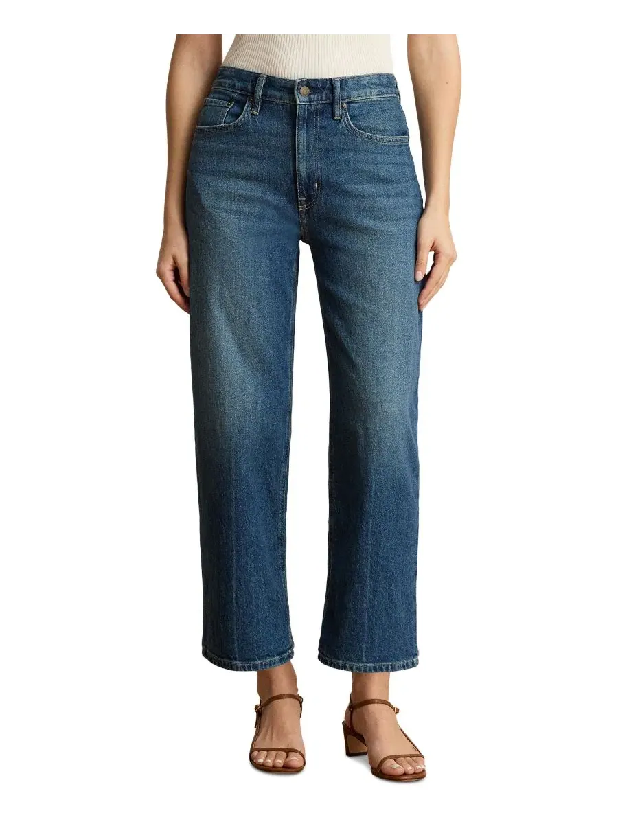 Джинсы прямого кроя с высокой посадкой, 66 см Lauren Ralph Lauren, Haze Wash