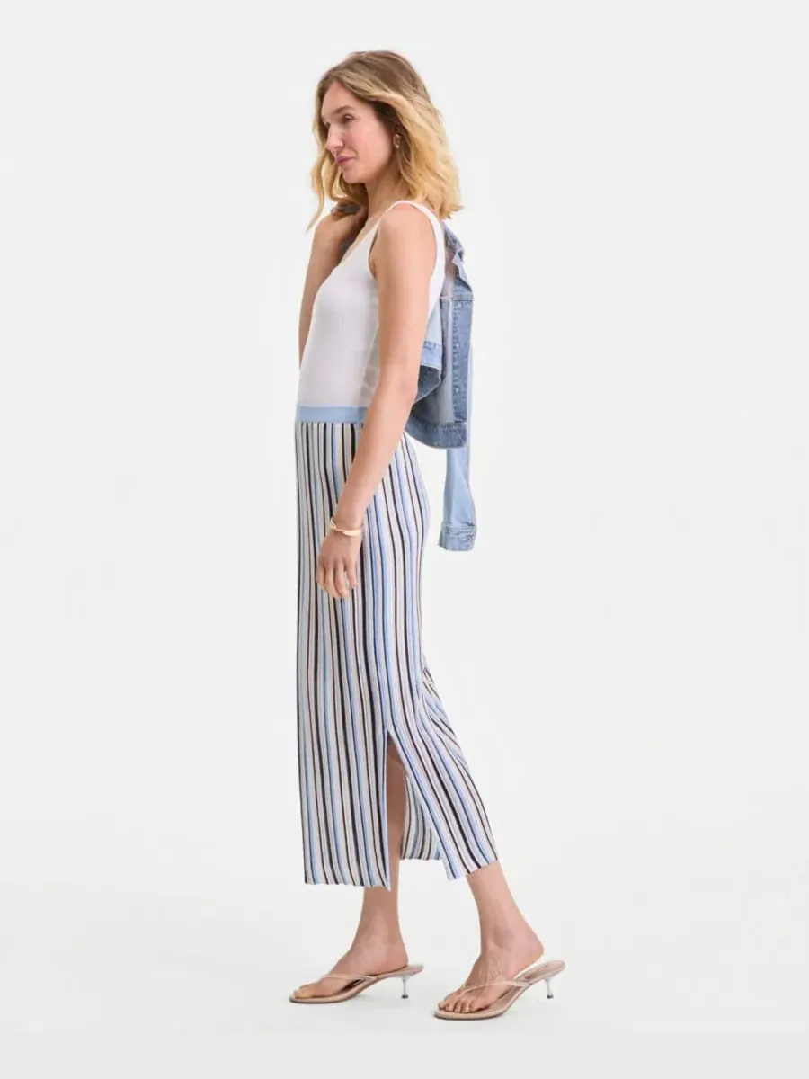 Комплект из топа и юбки из трикотажа с полосами I.N.C. International Concepts, Blu Peach Combo — изображение 5 из 7