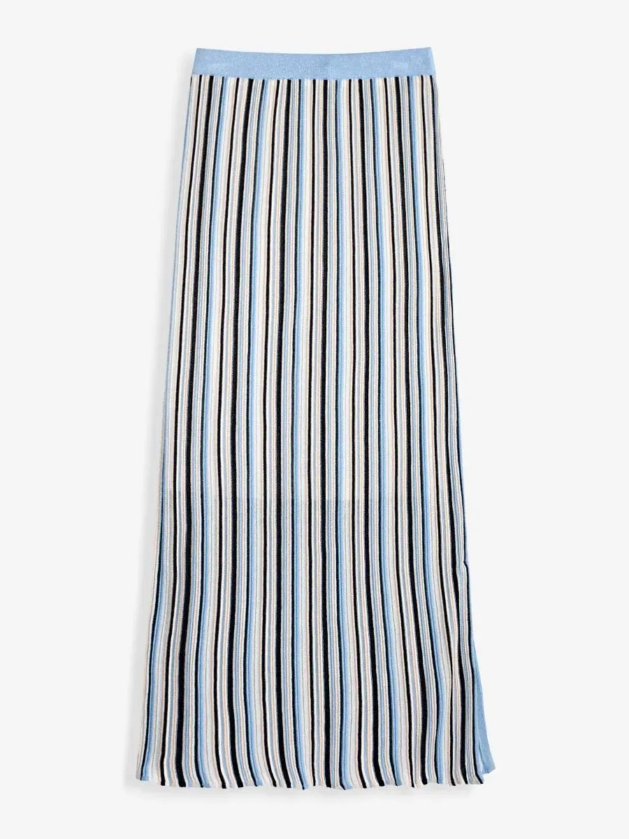Комплект из топа и юбки из трикотажа с полосами I.N.C. International Concepts, Blu Peach Combo — изображение 7 из 7