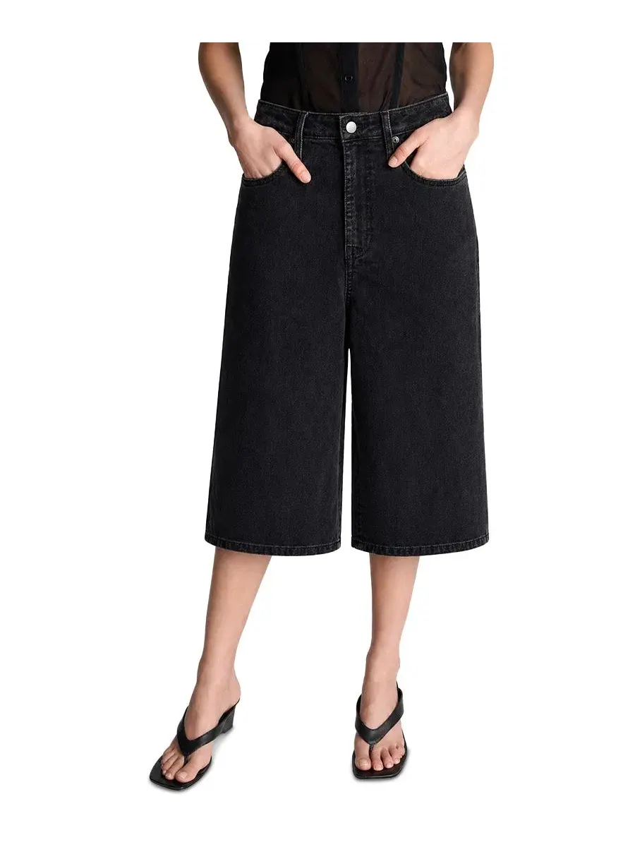 Шорты-кюлоты с высокой посадкой и широкими штанинами Kenneth Cole, Nik Wash