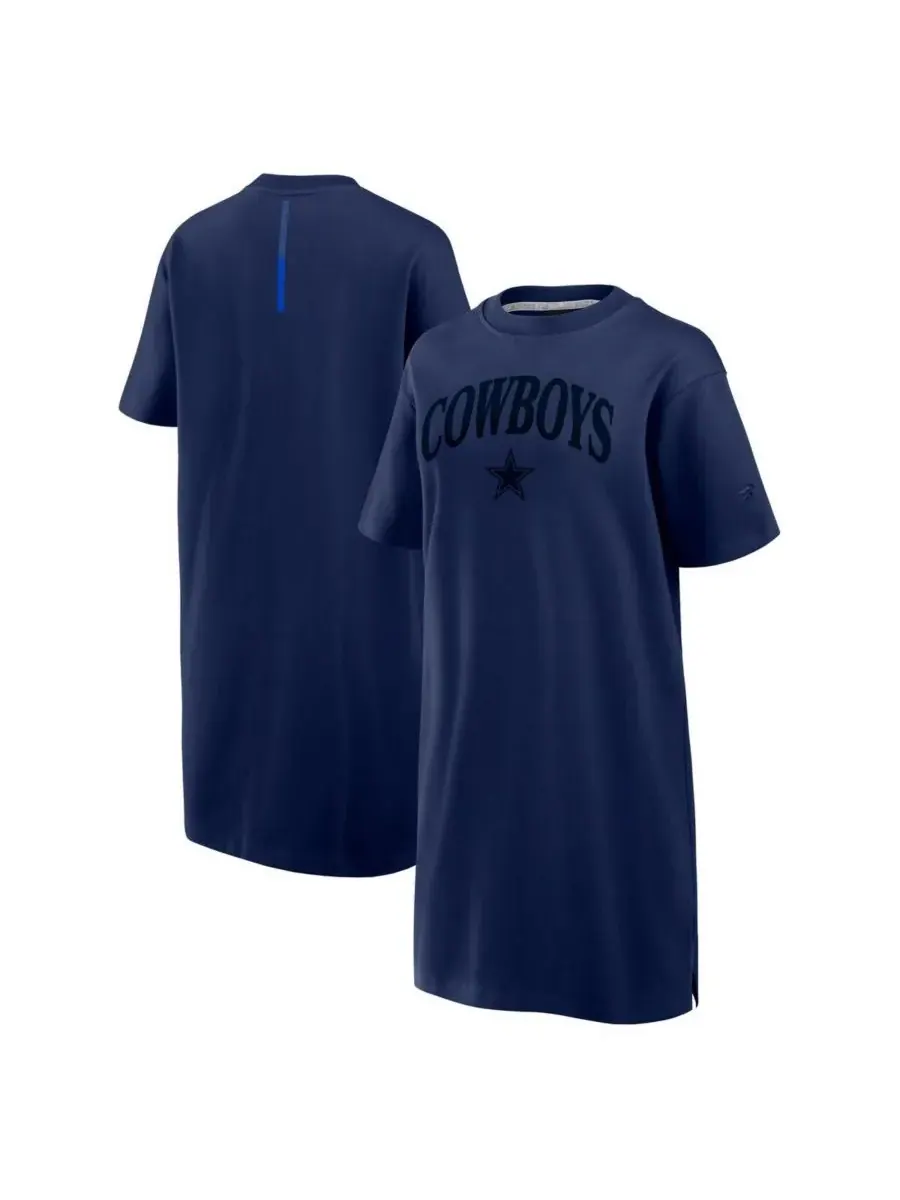 Fanatics Женское темно-синее платье Dallas Cowboys Elements Go Tri-Blend