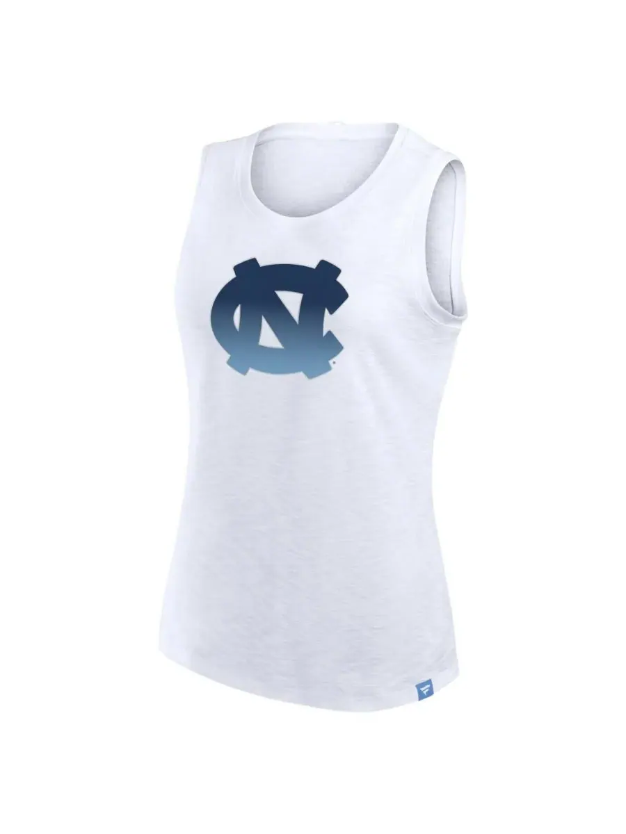 Fanatics Женская белая майка North Carolina Tar Heels Activate Slub Tank Top — изображение 2 из 3, белый