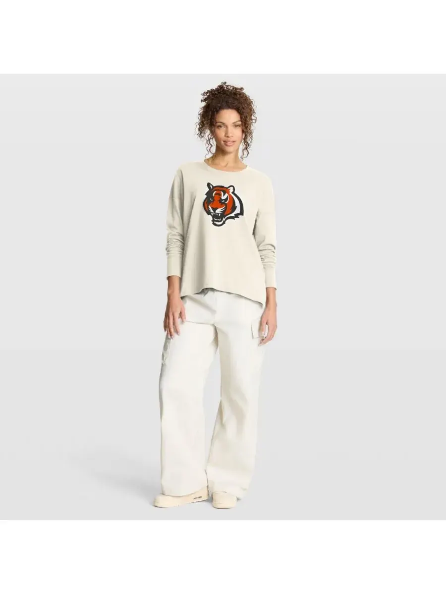 Fanatics Женская кремовая футболка с длинными рукавами Cincinnati Bengals Dove Legacy — изображение 3 из 3, бежевый