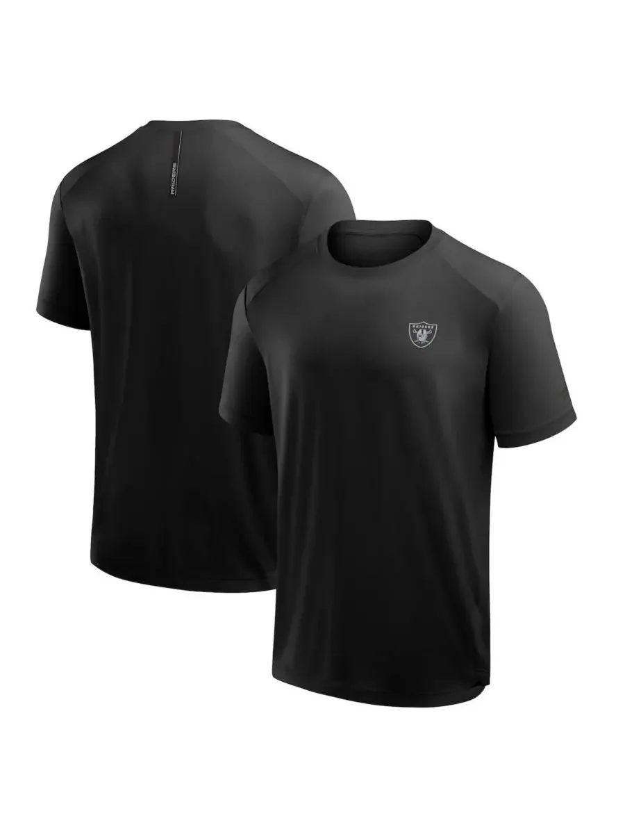 Fanatics Мужская черная футболка Las Vegas Raiders Front Office Move Mono
