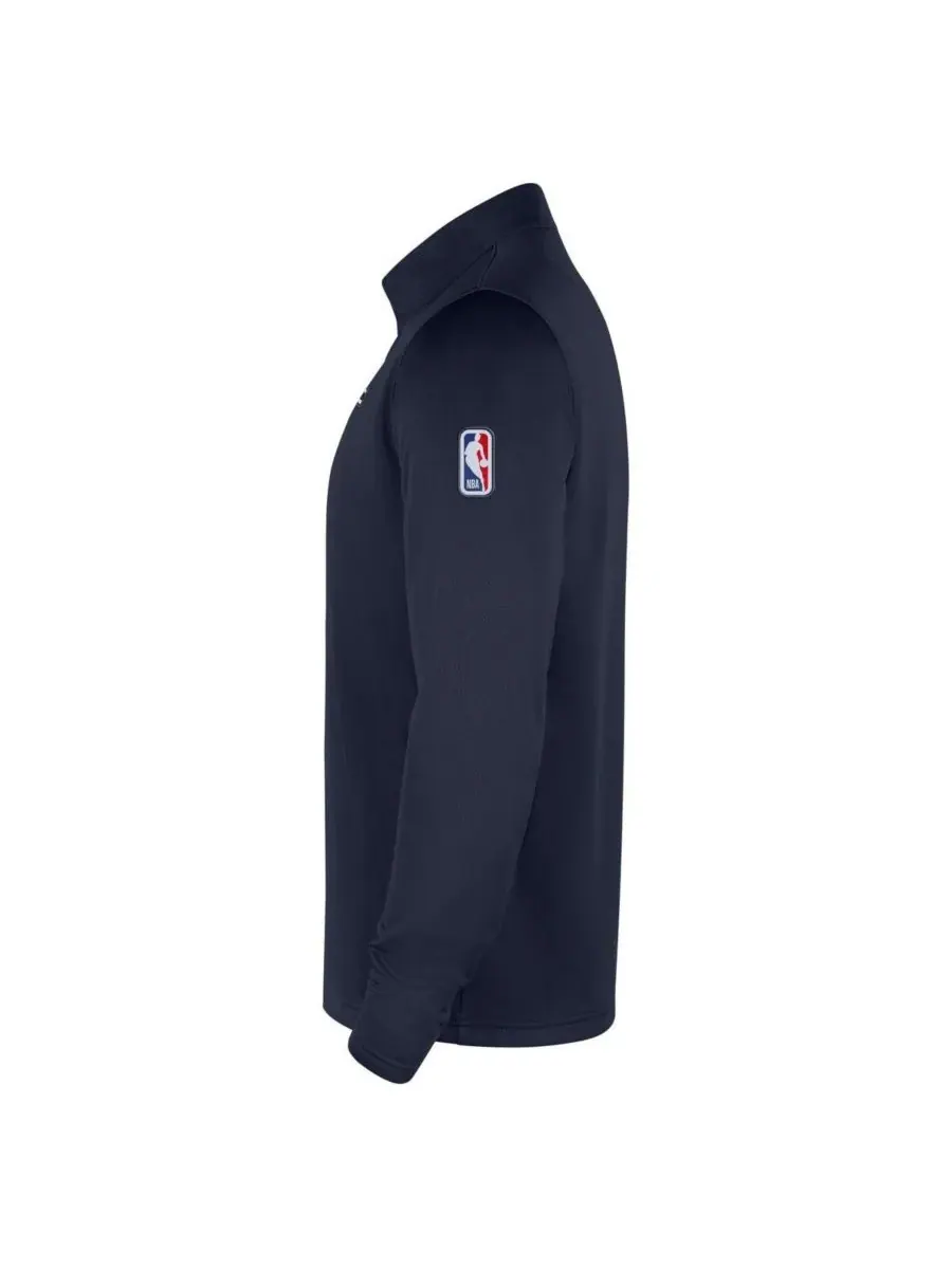 Nike Мужская темно-синяя толстовка Washington Wizards 2025/26 Authentic Coaches Quarter-Zip Dri-Fit — изображение 2 из 4