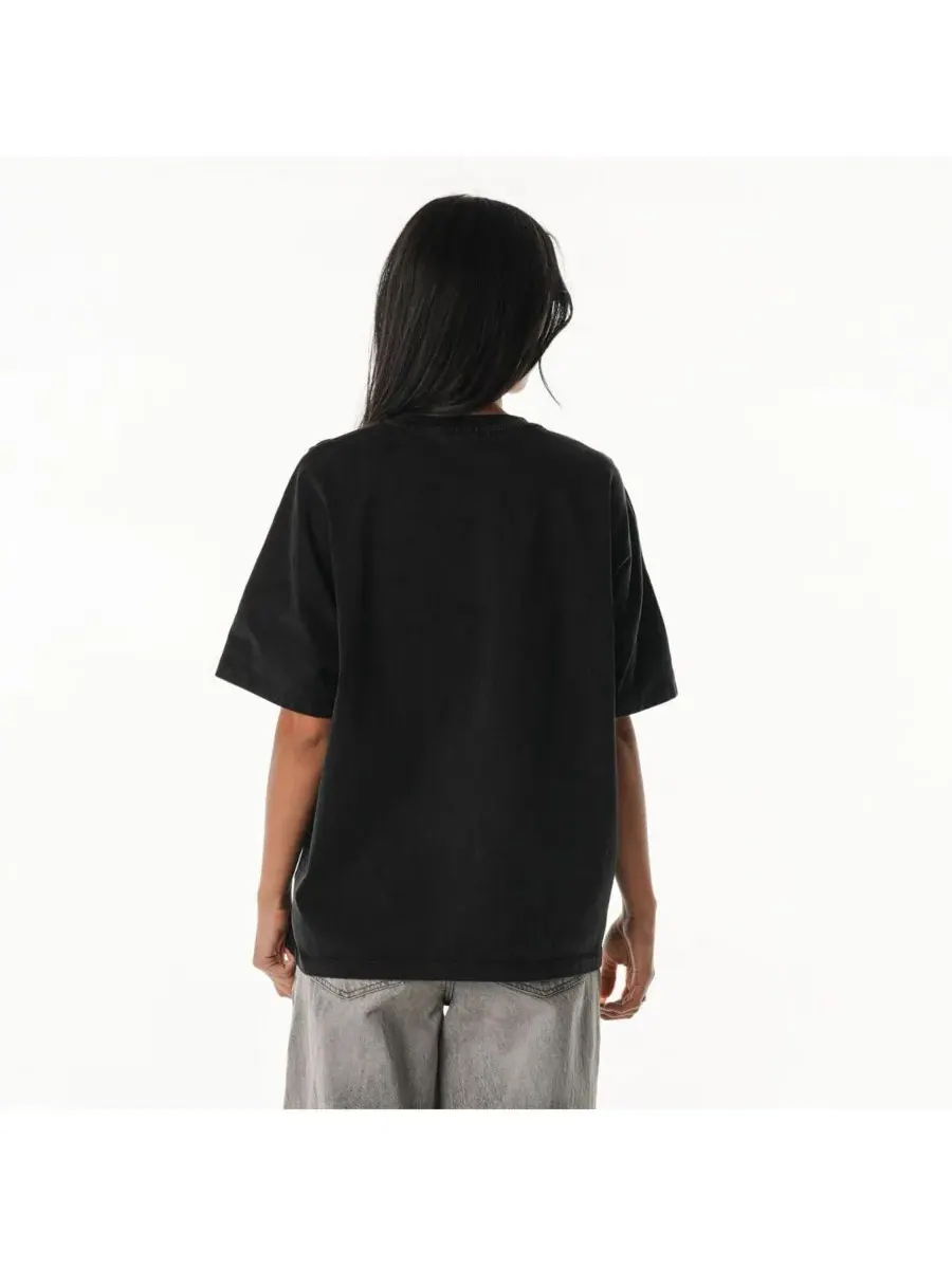 The Wild Collective Женская черная футболка Detroit Lions Laurel Premium Baggy Dolman — изображение 3 из 3, черный