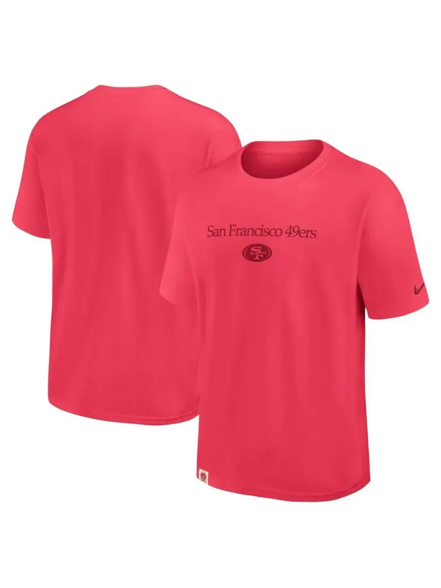 Мужская алая футболка San Francisco 49ers Glory Max90 Nike