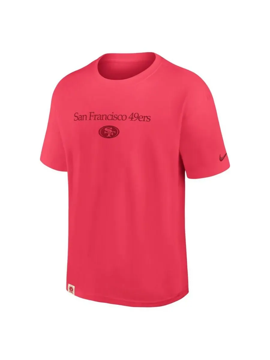 Мужская алая футболка San Francisco 49ers Glory Max90 Nike — изображение 2 из 3, алый