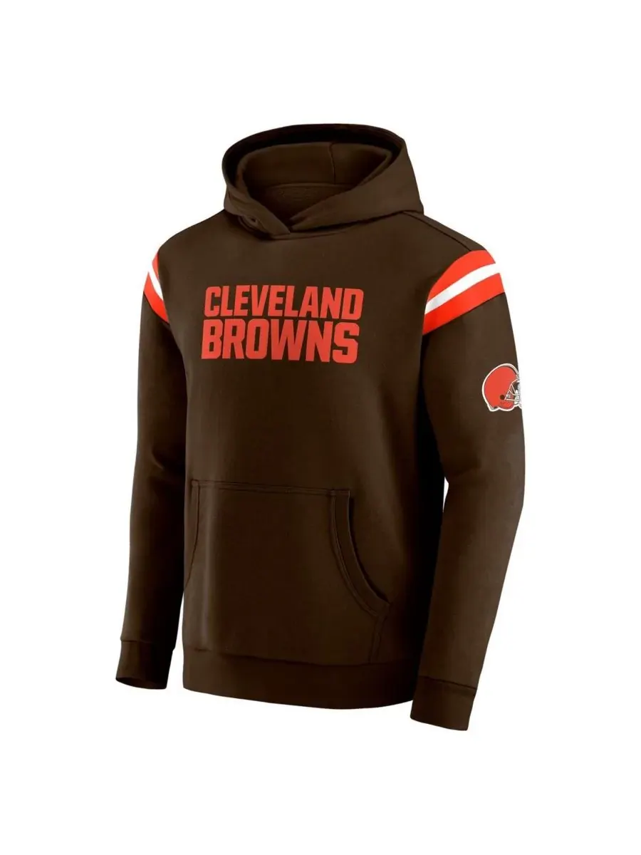 Fanatics Мужская коричневая толстовка с капюшоном Darius Rucker Collection Cleveland Browns — изображение 2 из 3, коричневый