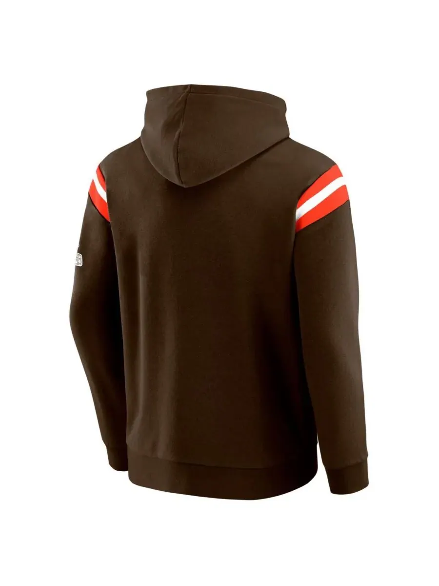 Fanatics Мужская коричневая толстовка с капюшоном Darius Rucker Collection Cleveland Browns — изображение 3 из 3, коричневый