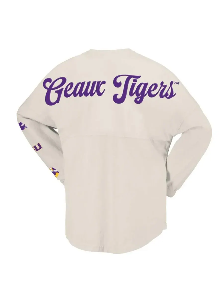Женская футболка с длинным рукавом Natural LSU Tigers Local Spirit Jersey — изображение 2 из 3, прозрачный