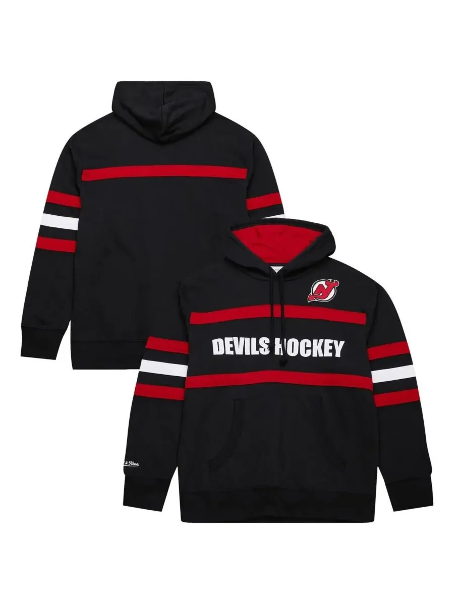 Mitchell & Ness Мужская черная толстовка с капюшоном Mitchell Ness с надписью "Главный тренер