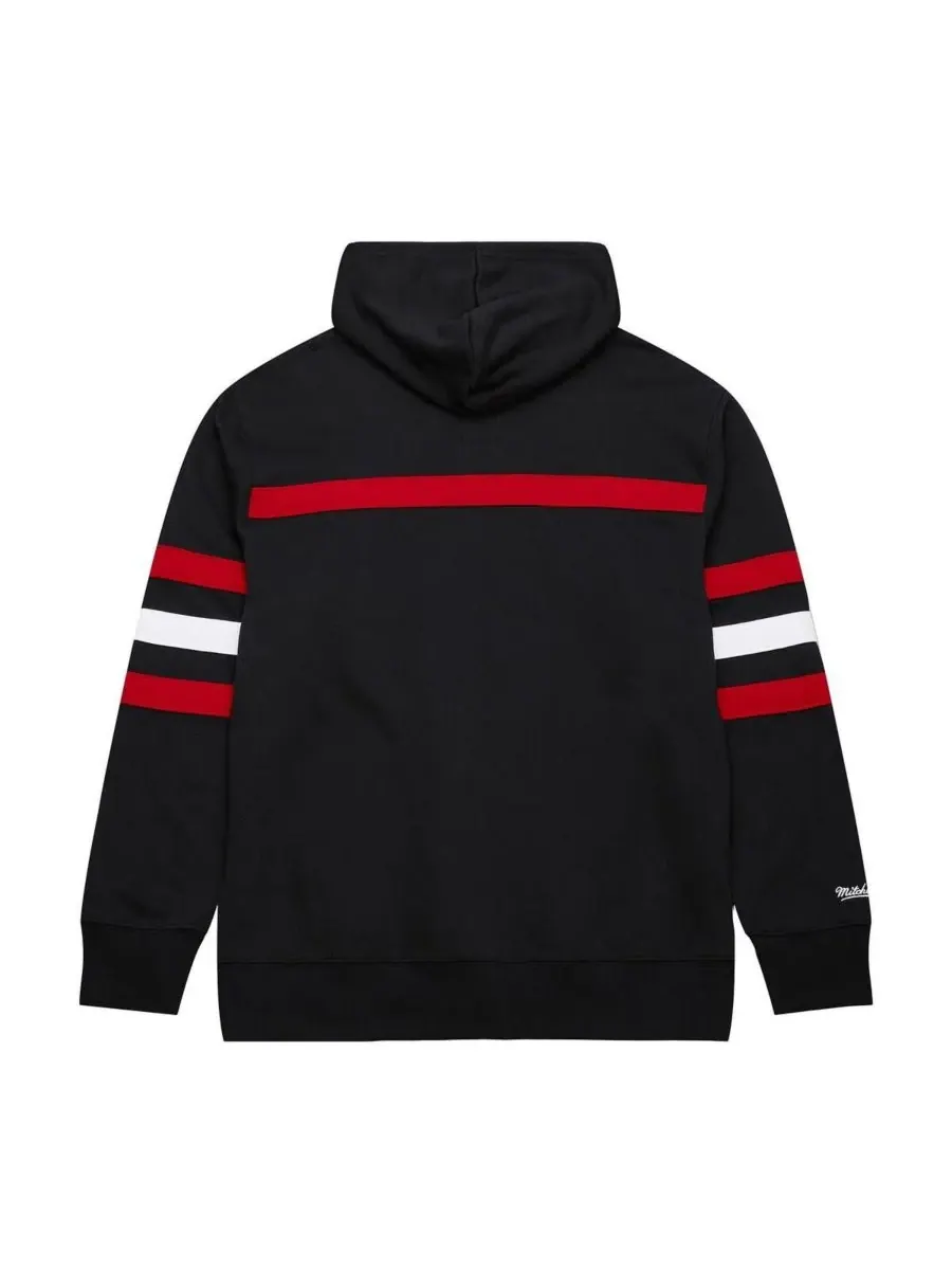 Mitchell & Ness Мужская черная толстовка с капюшоном Mitchell Ness с надписью "Главный тренер — изображение 4 из 5, черный