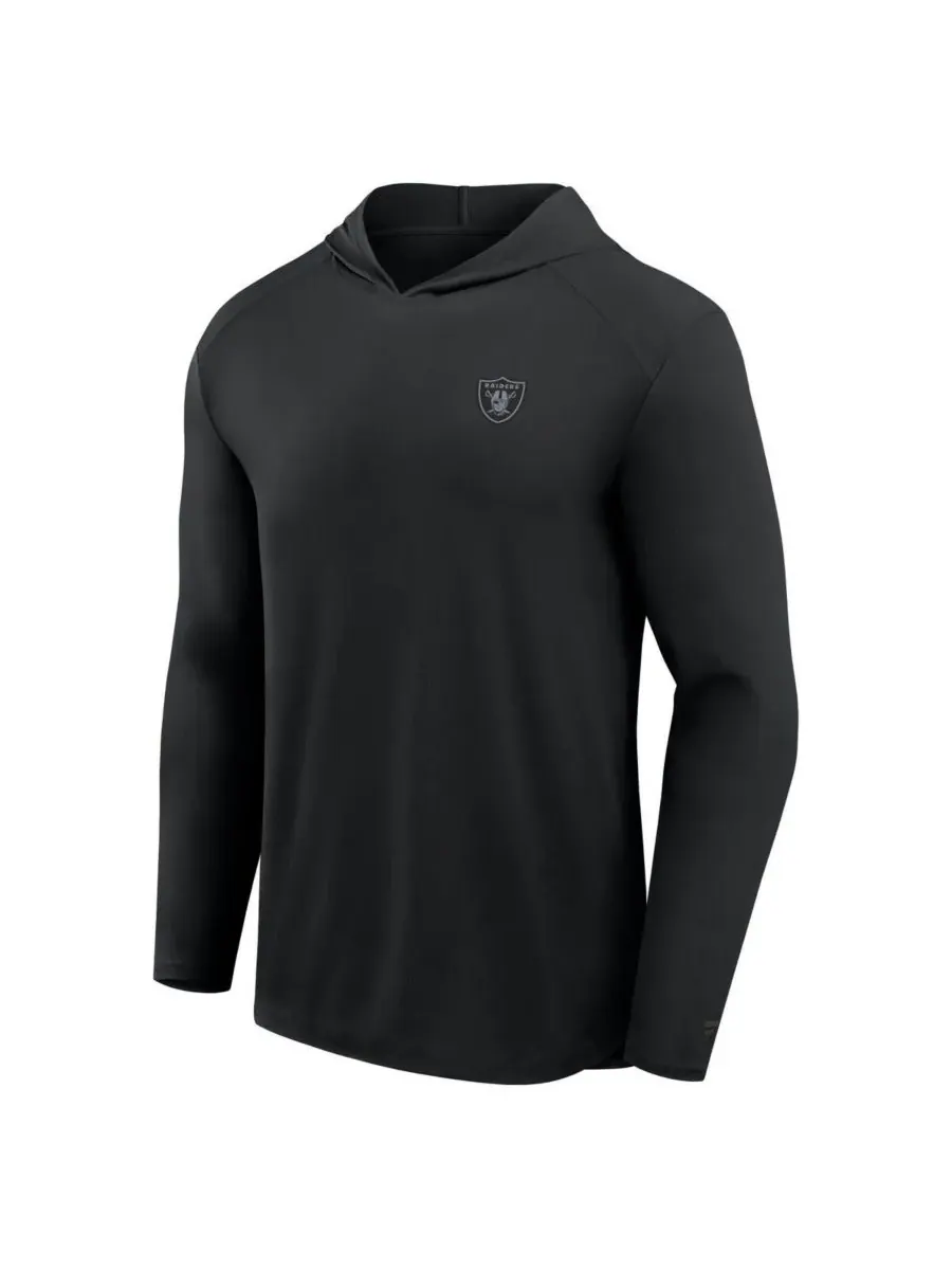 Fanatics Мужская черная толстовка с длинными рукавами Las Vegas Raiders Front Office Power Mono — изображение 2 из 3, черный