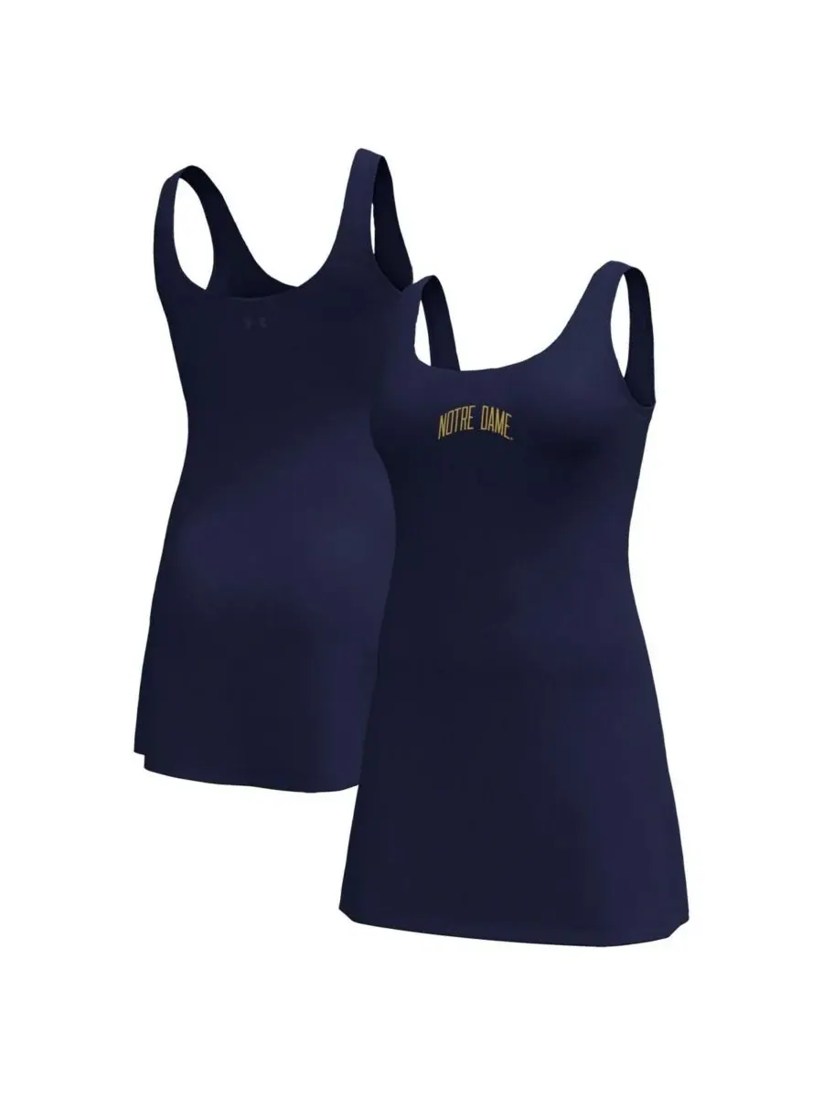 Under Armour Женское темно-синее платье Notre Dame Fighting Irish Gameday Motion Active Dress