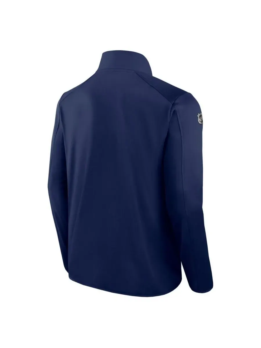 Fanatics Мужская темно-синяя флисовая куртка на молнии с символикой Washington Capitals Authentic — изображение 3 из 3