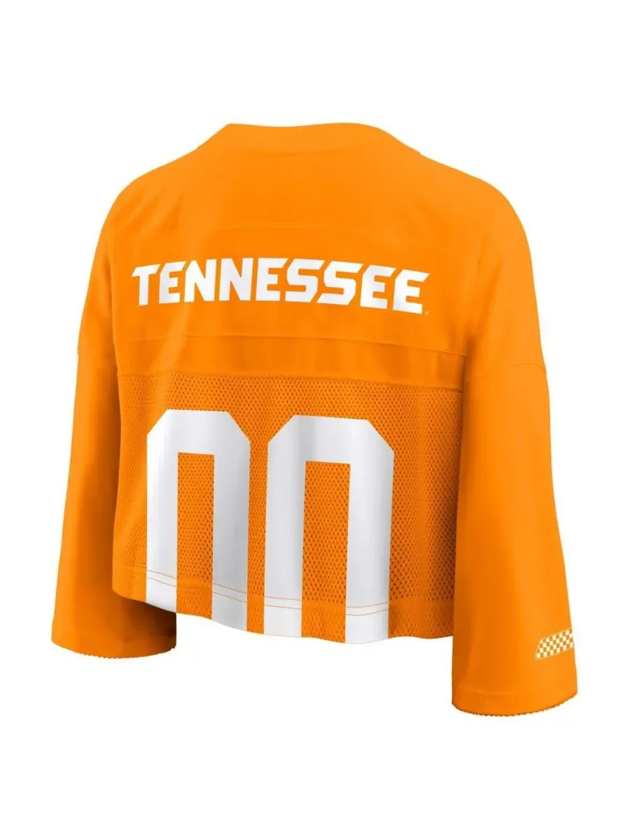 Nike Женская укороченная сетчатая футболка Tennessee Orange Tennessee Volunteers Fashion Fashion — изображение 2 из 3
