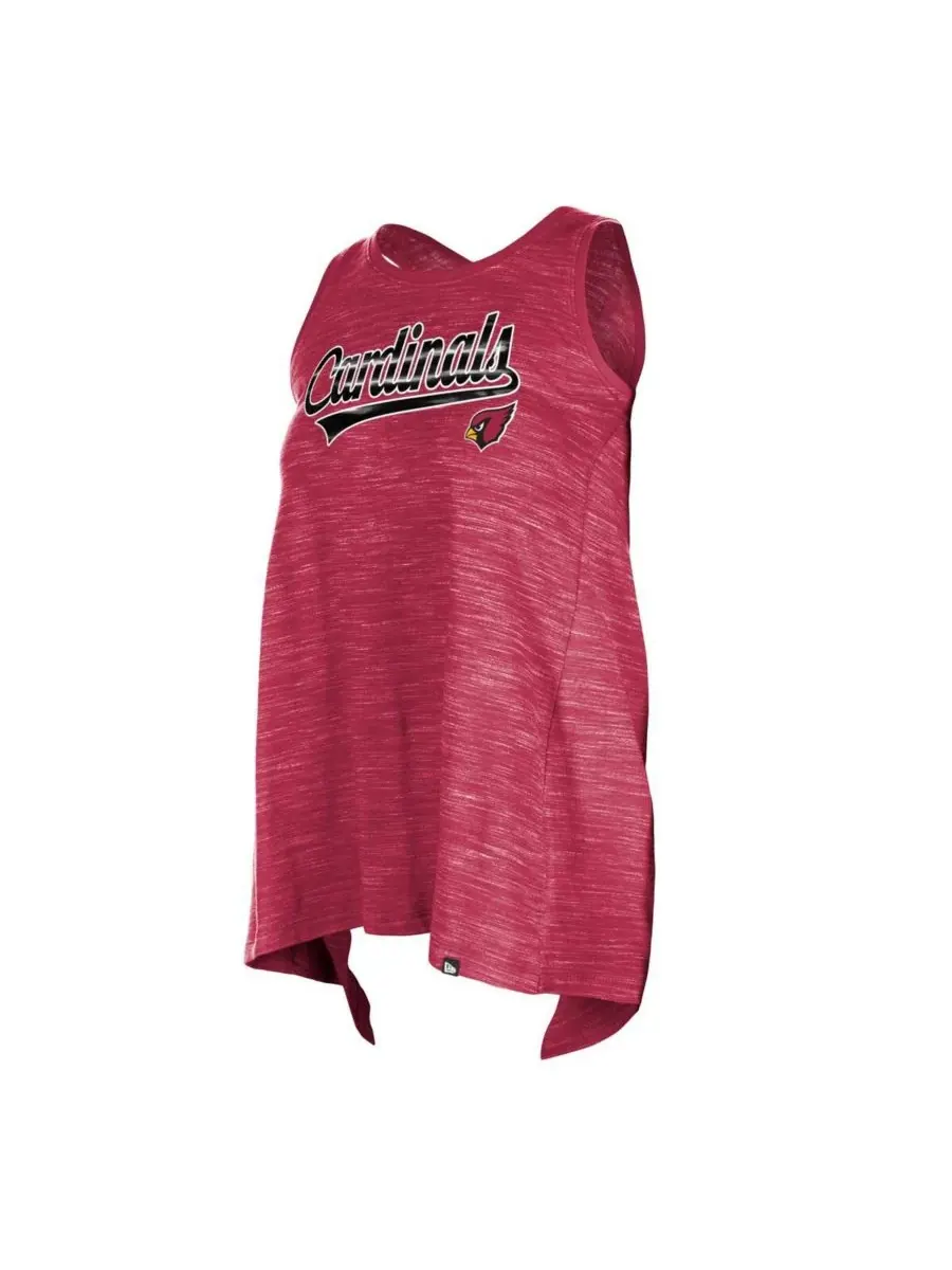 Женская спортивная майка Cardinal Arizona Cardinals Space Dye New Era — изображение 3 из 3, красный