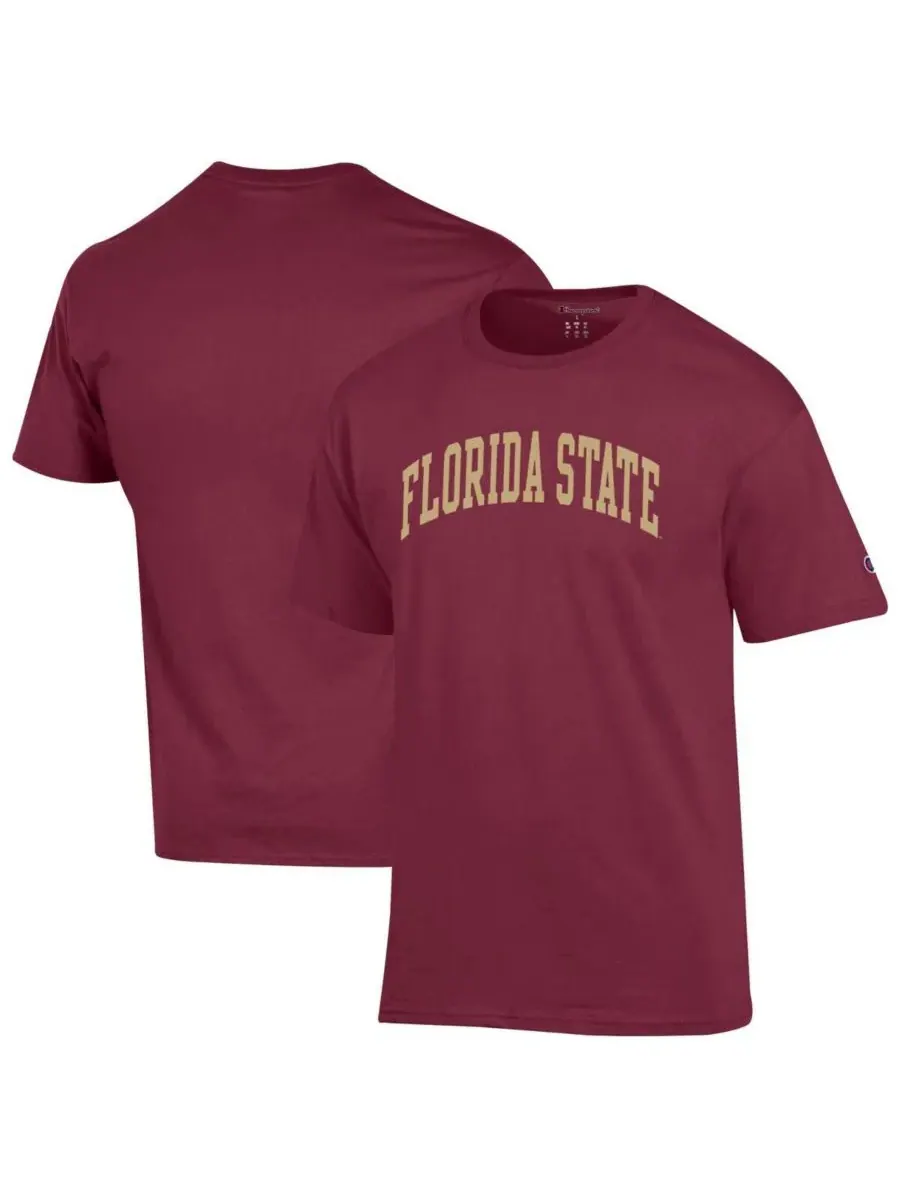 Мужская футболка Garnet Florida State Seminoles Basic Arch Champion