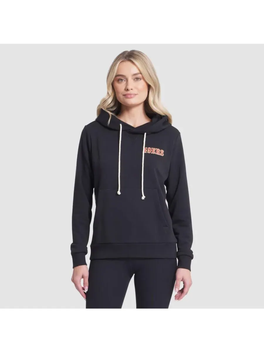 Nike Женская черная толстовка San Francisco 49ers 2025 Rivalries Collection Standard Issue Sideline