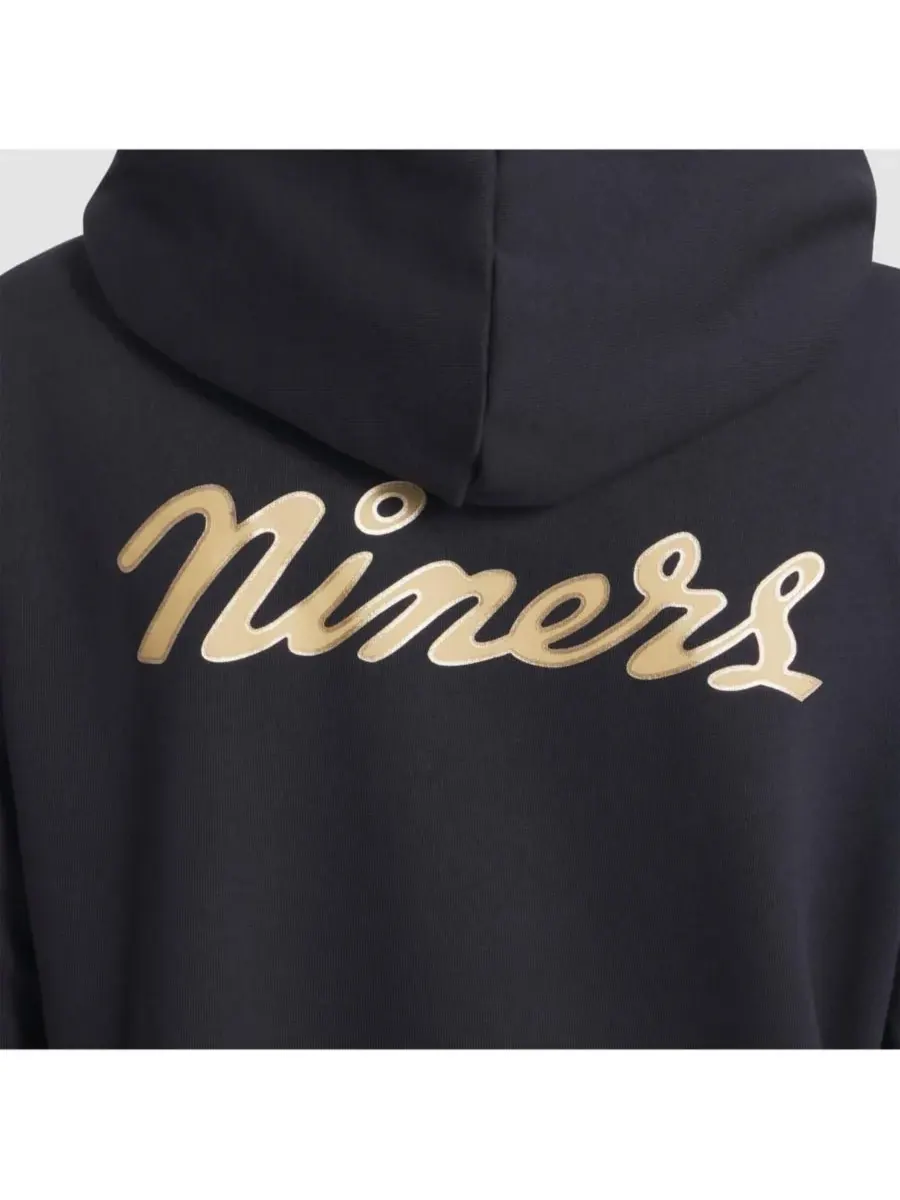 Nike Женская черная толстовка San Francisco 49ers 2025 Rivalries Collection Standard Issue Sideline — изображение 5 из 5