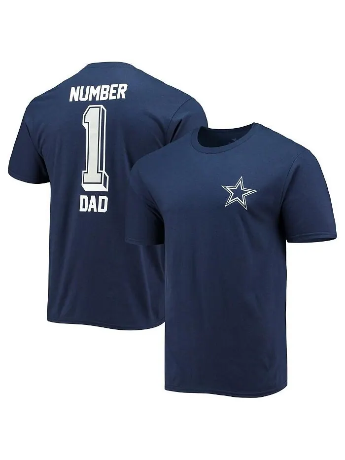 Мужская футболка NFL #1 Dad Fanatics, цвет Dallas Cowboys