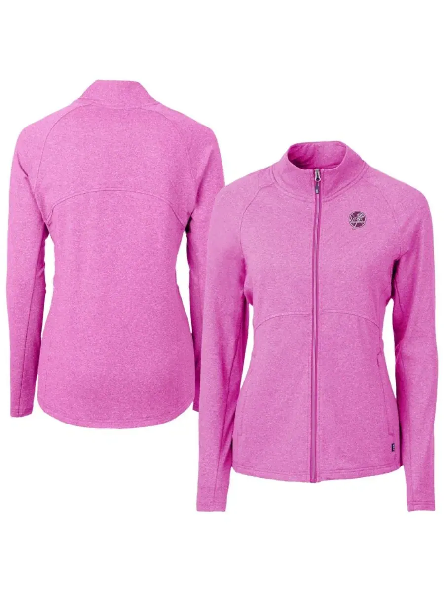 Женская куртка Cutter & Buck Raglan Adapt Eco Knit Heather Full-Zip