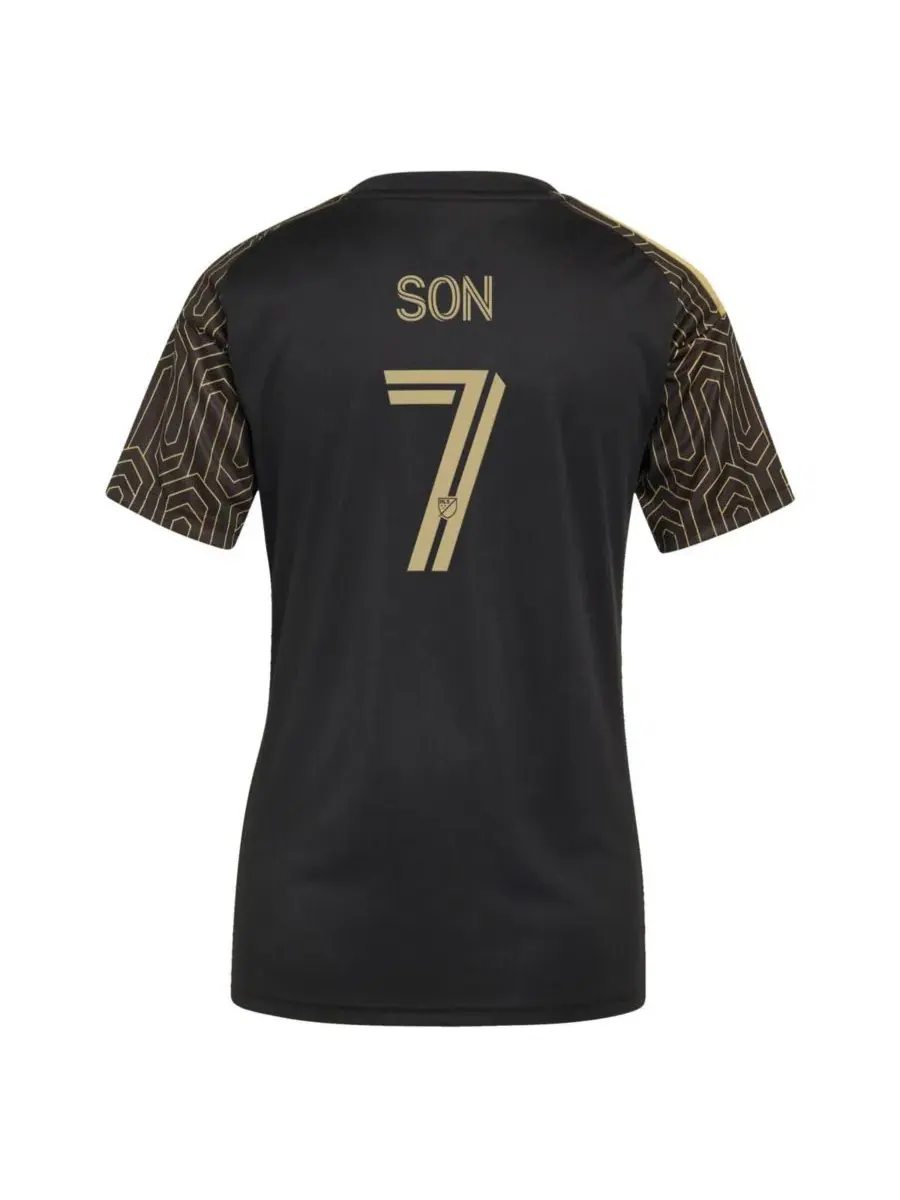 Футболка с длинным рукавом Son Heung-Min Replica Jersey adidas — изображение 3 из 3, черный