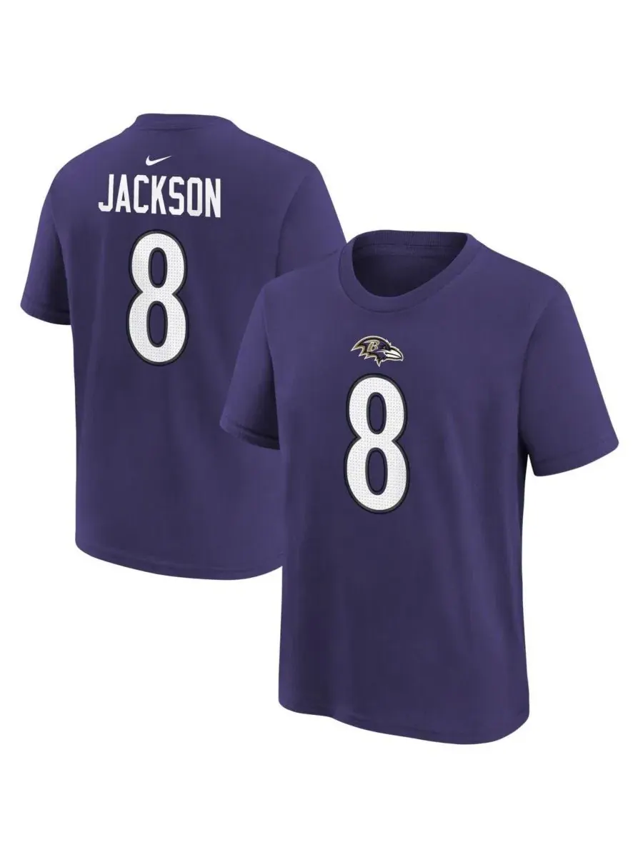 Футболка с длинным рукавом Lamar Jackson Name and Number Nike