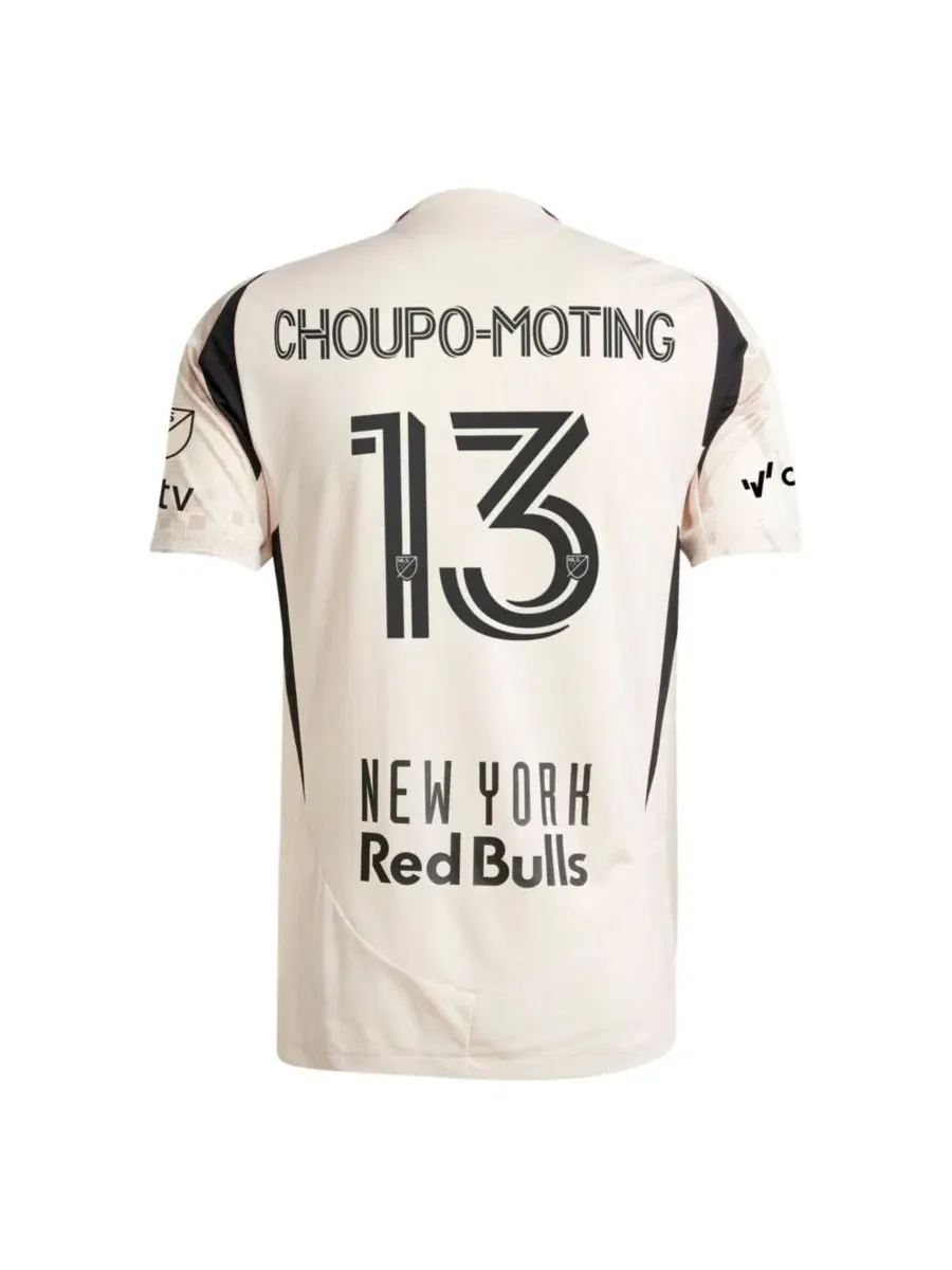 Футболка с длинным рукавом New York Red Bulls 2025 Stone Kit Authentic Player Jersey adidas — изображение 2 из 3, бежевый