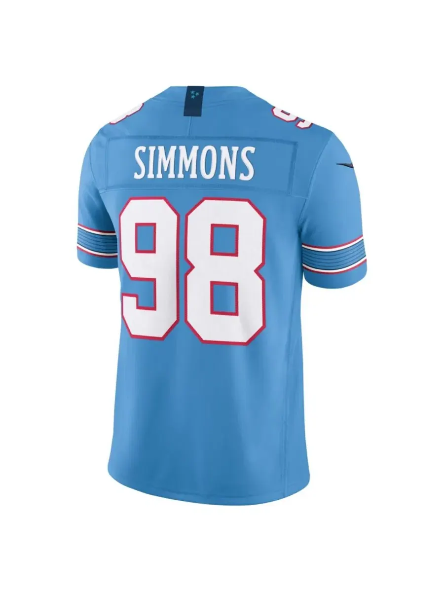 Мужская футболка с длинным рукавом Jeffery Simmons Nike — изображение 2 из 5, светлый синий