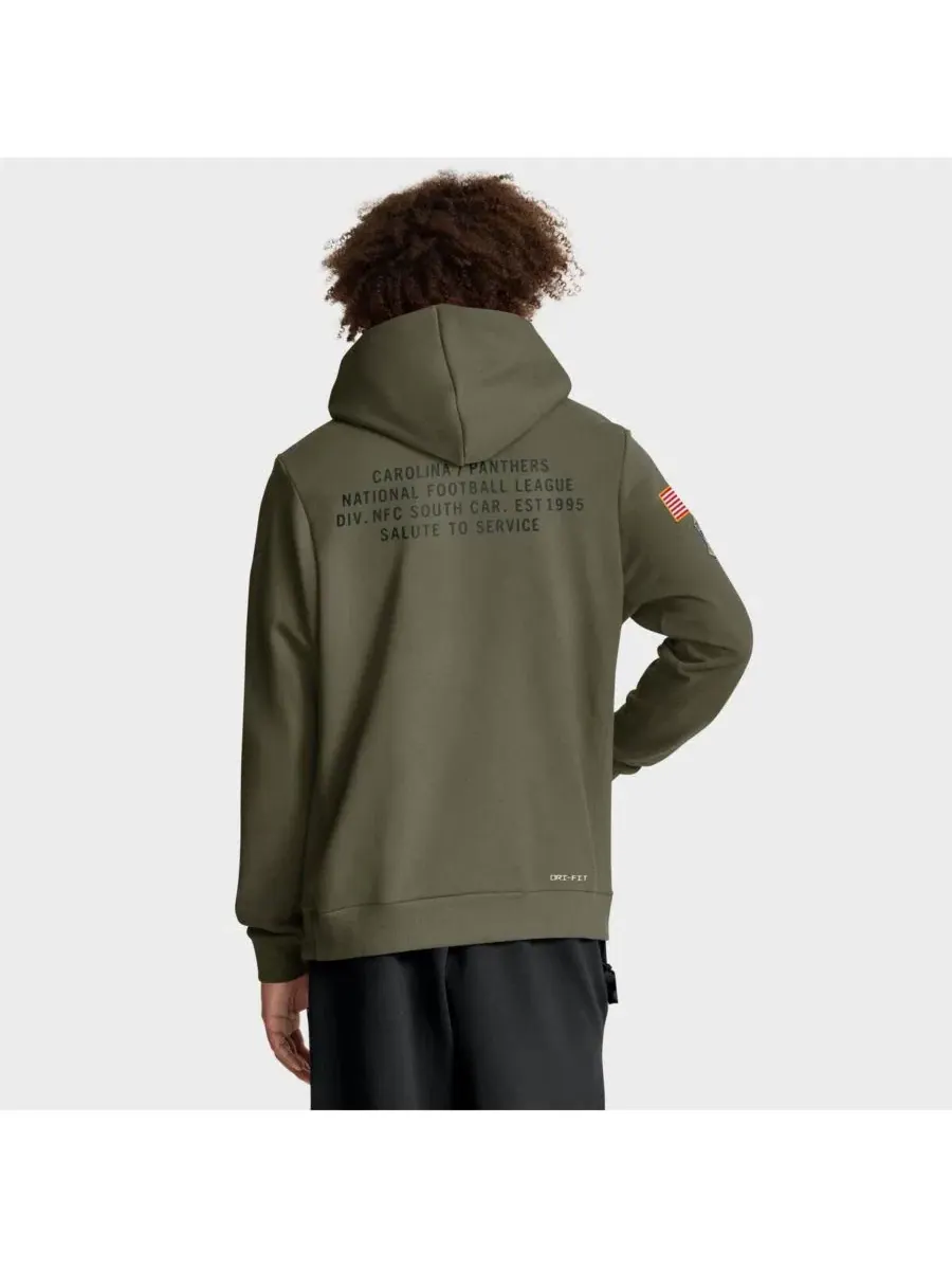 Худи с длинным рукавом, с принтом, Salute to Service Nike — изображение 2 из 5, оливковый