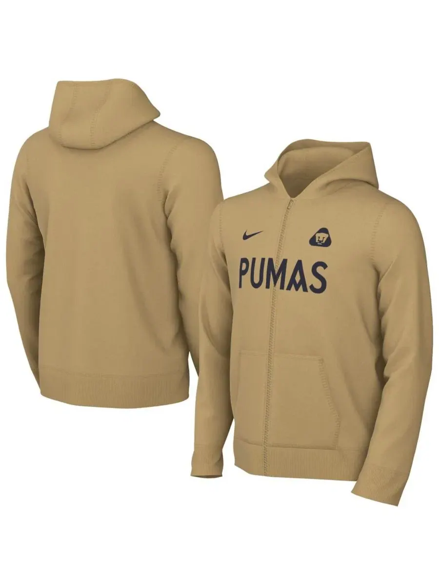 Худи с капюшоном Nike Pumas 2025/26 Club Full-Zip