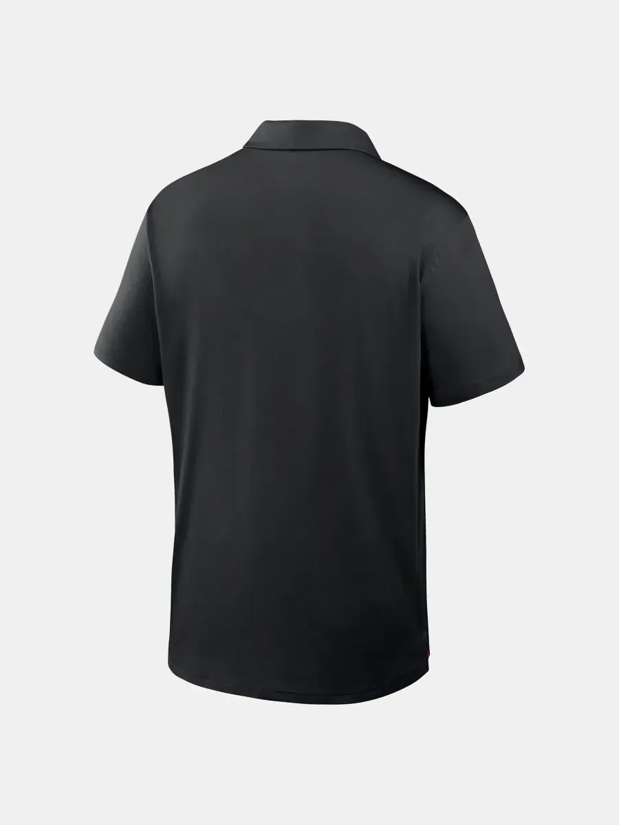 Поло Dri-FIT с вышитым логотипом Georgia Bulldogs Nike — изображение 4 из 4, черный красный