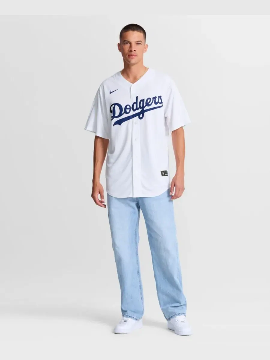 Мужская реплика джерси Nike Los Angeles Dodgers Home Andy Pages — изображение 3 из 5, белый