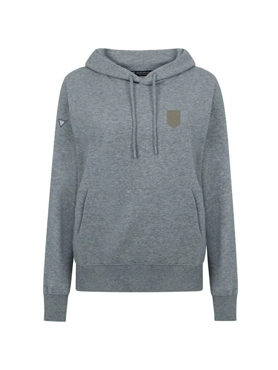 Женская толстовка с капюшоном с флисовой подкладкой и принтом USMNT, Adorn Copper LevelWear