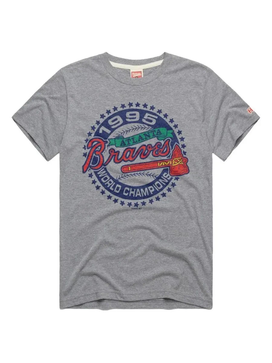 Футболка с принтом Atlanta Braves Tri-Blend Hyperlocal Homage