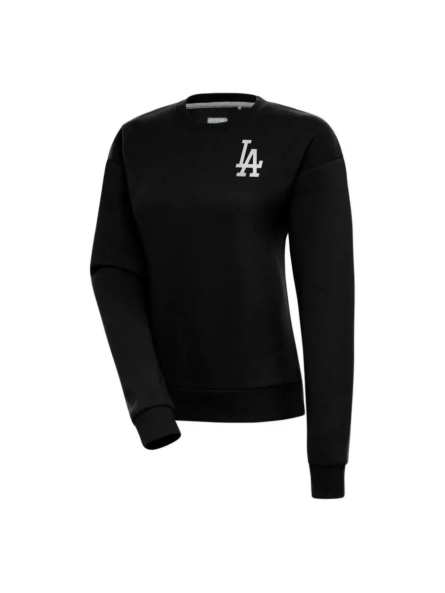 Женский свитшот Victory с металлическим принтом Los Angeles Dodgers Antigua